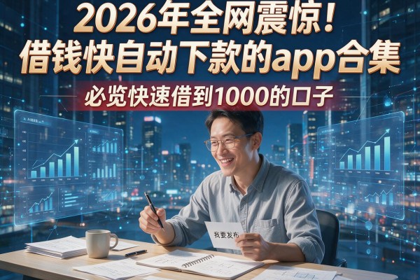 2026年全网震惊!借钱快自动下款的app合集,必览快速借到1000的口子