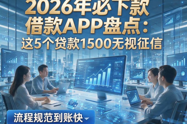 2026年必下款借款APP盘点:这5个贷款1500无视征信,流程规范到账快