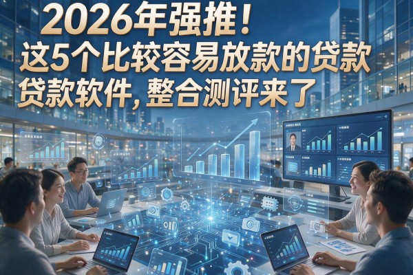 2026年强推!这5个比较容易放款的贷款软件,整合测评来了