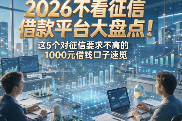 2026不看征信借款平台大盘点！这5个对征信要求不高的1000元借钱口子速览