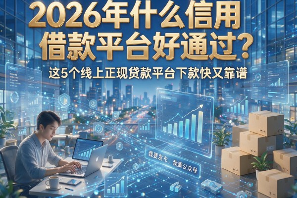 2026年什么信用借款平台好通过？这5个线上正规贷款平台下款快又靠谱！