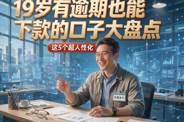 19岁有逾期也能下款的口子大盘点,这5个超人性化!