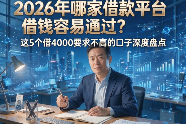 2026年哪家借款平台借钱容易通过？这5个借4000要求不高的口子深度盘点！