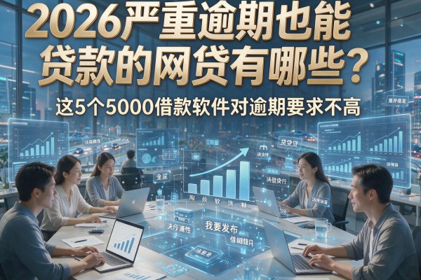 2026严重逾期也能贷款的网贷有哪些?这5个5000借款软件对逾期要求不高