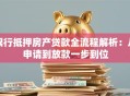 银行抵押房产贷款全流程解析：从申请到放款一步到位