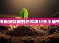 按揭贷款提前还款违约金全解析