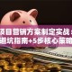 创业项目营销方案制定实战：3个避坑指南+5步核心策略