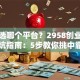 创业选哪个平台？2958创业加盟网避坑指南：5步教你挑中靠谱项目！