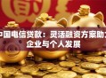 中国电信贷款：灵活融资方案助力企业与个人发展