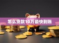 怎么贷款10万最快到账