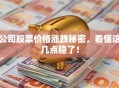 公司股票价格涨跌秘密，看懂这几点稳了！