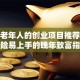 适合老年人的创业项目推荐：低风险易上手的晚年致富指南
