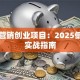 网络营销创业项目：2025低成本实战指南
