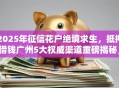 2025年征信花户绝境求生，抵押借钱广州5大权威渠道重磅揭秘，低门槛秒批！