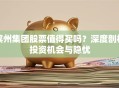 滨州集团股票值得买吗？深度剖析投资机会与隐忧