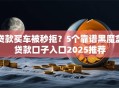 贷款买车被秒拒？5个靠谱黑魔盒贷款口子入口2025推荐
