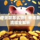 无抵押贷款怎么贷？申请条件与流程全解析