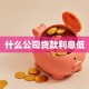 什么公司贷款利息低