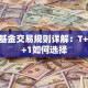场内基金交易规则详解：T+0与T+1如何选择