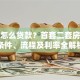 房贷怎么贷款？首套二套房申请条件、流程及利率全解析