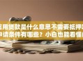 信用贷款是什么意思不需要抵押吗申请条件有哪些？小白也能看懂的详细解答