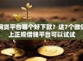 网贷平台哪个好下款？这7个微信上正规借钱平台可以试试
