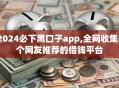 2024必下黑口子app,全网收集5个网友推荐的借钱平台