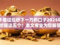 不看征信秒下一万的口子2025年挖掘这五个！本文专业为您解答！