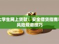 大学生网上贷款：安全借贷指南与风险规避技巧