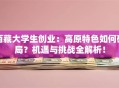 西藏大学生创业：高原特色如何破局？机遇与挑战全解析！