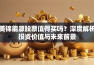 美锦能源股票值得买吗？深度解析投资价值与未来前景