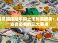 福然德保险申购上市时间解析：投资者必看的三大要点
