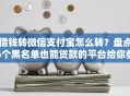 借钱转微信支付宝怎么转？盘点6个黑名单也能贷款的平台给你参考