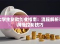 大学生贷款创业指南：流程解析与风险控制技巧