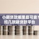 网友：小额贷款哪里最可靠？求介绍几款融贷款平台
