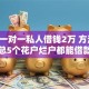 黑户一对一私人借钱2万 方法,简单汇总5个花户烂户都能借款的软件