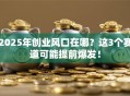2025年创业风口在哪？这3个赛道可能提前爆发！