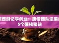 跟西游记学创业：唐僧团队逆袭的5个硬核秘诀