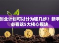 创业计划可以分为哪几步？新手必看这5大核心模块