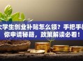 大学生创业补贴怎么领？手把手教你申请秘籍，政策解读必看！