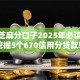 670芝麻分口子2025年必读指南！挖掘5个670信用分贷款软件