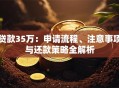 贷款35万：申请流程、注意事项与还款策略全解析