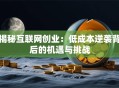 揭秘互联网创业：低成本逆袭背后的机遇与挑战