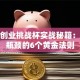 创新创业挑战杯实战秘籍：突破瓶颈的6个黄金法则
