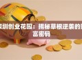 深圳创业花园：揭秘草根逆袭的财富密码