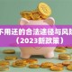 贷款不用还的合法途径与风险解析（2023新政策）