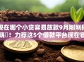 现在哪个小贷容易放款9月刚刚揭晓‌！力荐这5个借款平台现在容易放款网贷