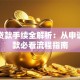 汽车贷款手续全解析：从申请到放款必看流程指南