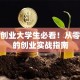 创新创业大学生必看！从零到一的创业实战指南