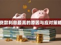 贷款利息最高的原因与应对策略